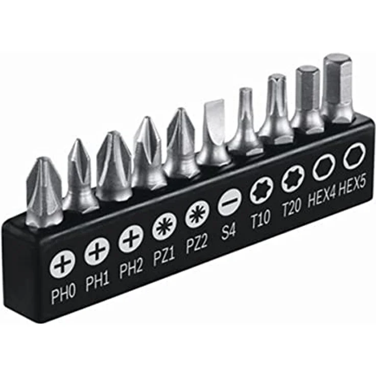 Bosch Akkuschrauber IXO Medium Set (5. Generation, Winkelaufsatz, 10 Bits, USB Ladegerät, 3,6 Volt) – Bild 3