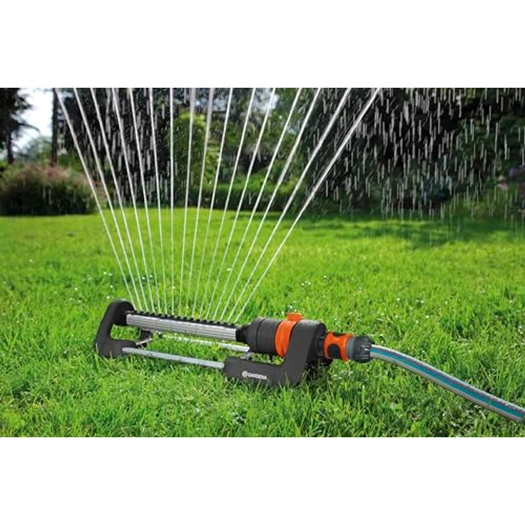 GARDENA Viereckregner Aqua M, schwarzorangemetallic – Bild 3