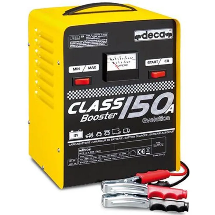 Deca 340600 Stromgenerator, tragbares Fahrzeug-Ladegerät mit Starthilfe, Schwarz-Gelb