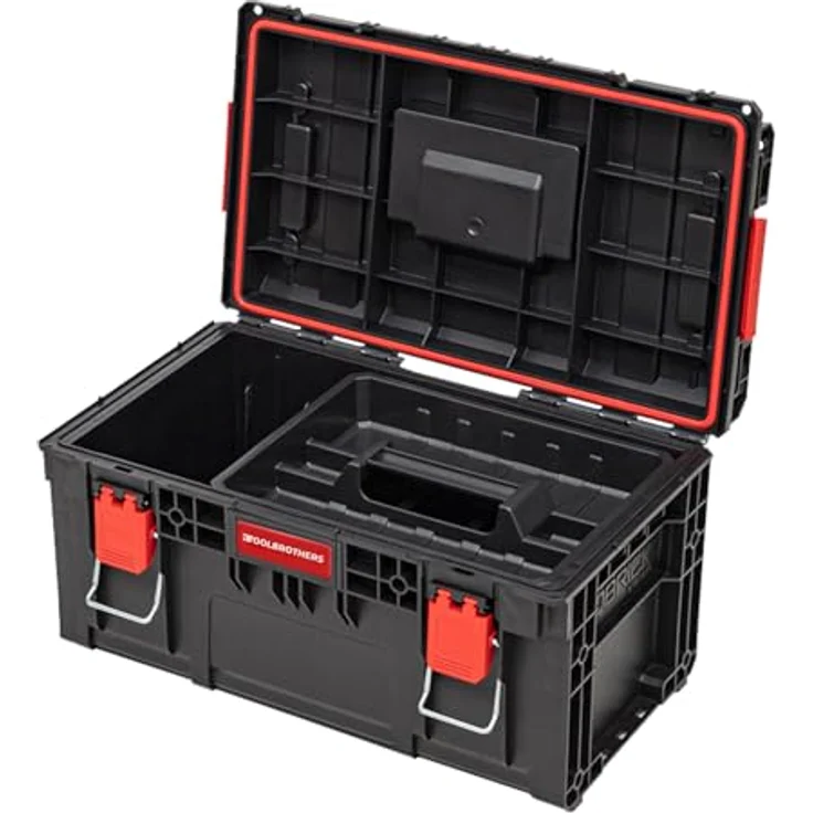 Tool Brothers RHINO XL Werkzeugkoffer ECO Vario+, 28l, stapelbar, IP66, 3 Trennwände, 535 x 327 x 271 mm – Bild 2