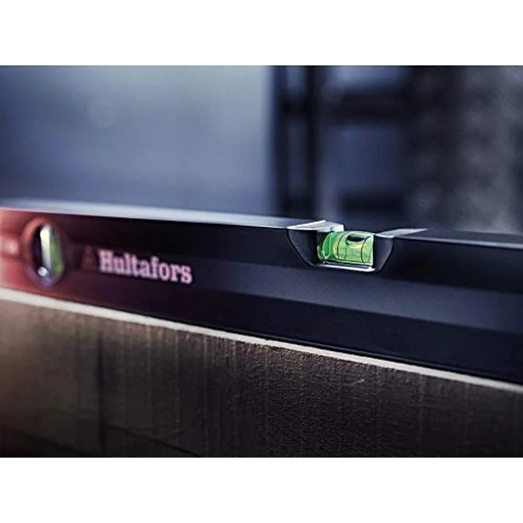 Hultafors, Handwerker-Wasserwaage mit extra starkem Aluminiumprofil, unzerbrechlichen Blocklibellen und Leuchtbelag – Bild 3