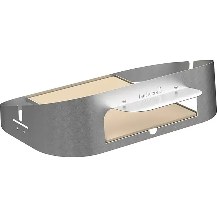 Barbecook Pizzaeinsatz für Holzkohlegrill Magnus, Pizzasteinaufsatz mit Maße 70,0 × 44,5 × 19,5 cm