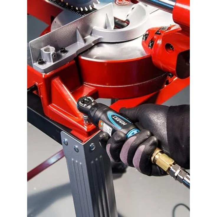 Hazet 9020P-2 Druckluft-Umschaltknarre 1/4" (6.3 mm), 360° verstellbarer Luftausgang, kälteisolierender Handgriff, max. Drehmoment 60 Nm, Betriebsdruck 6.3 bar – Bild 10
