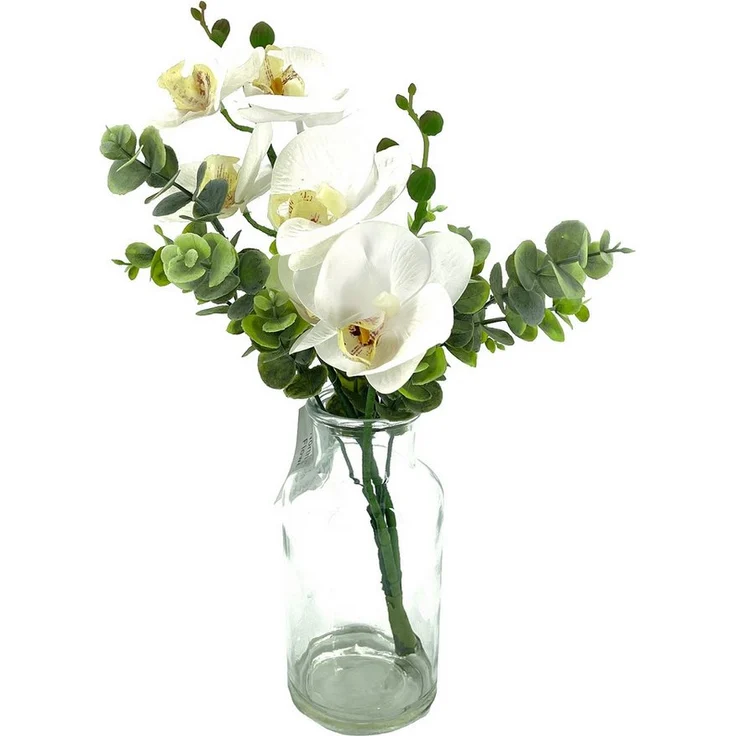 NTK-Collection Kunstblume Orchidee in Vase Leilani, naturgetreues Orchideen-Arrangement, 37 cm, Dekoration Rosen - Preisvergleich
