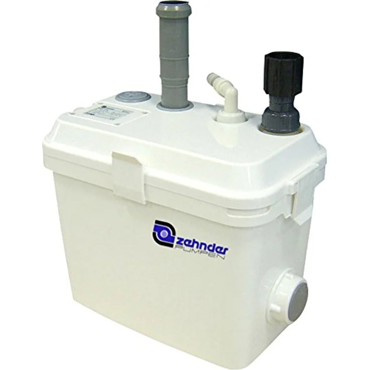 Zehnder Pumpen Schmutzwasser-Hebeanlage S-SWH 170, Edelstahl Wasserpumpe mit Gleitringdichtung und integriertem Rückschlagventil – Bild 2