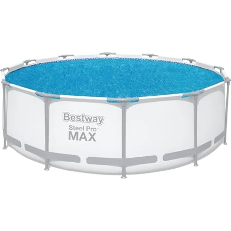 Bestway PE-Solarabdeckplane Ø 356 cm, blau, rund