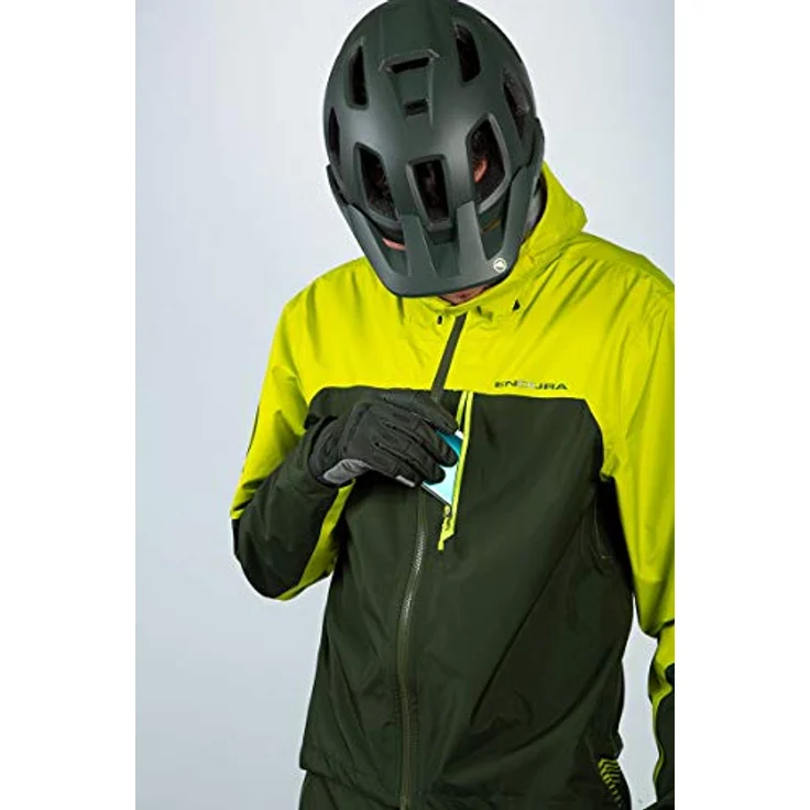 Endura SingleTrack, Herren Velojacke aus wasserdichtem ExoShell20 Material, Schwarz, Größe M – Bild 5