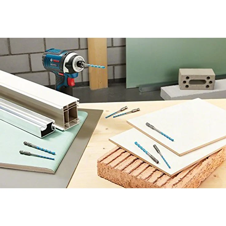 Bosch Professional 2608589529 2 608 589 529 Mehrzweckbohrer HEX-9 Multi Construction Set 3-teilig - Preisvergleich – Bild 4