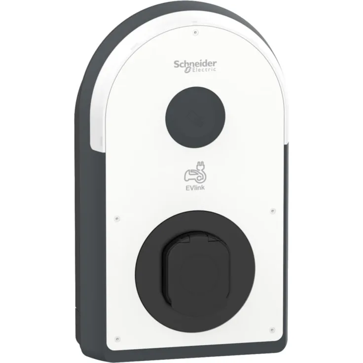Schneider, Elektroauto Ladestation, Wallbox EVLINK PRO AC 22kW, T2S Steckdose, MID, NFC/RFID Reader (Typ 2, 22 kW)