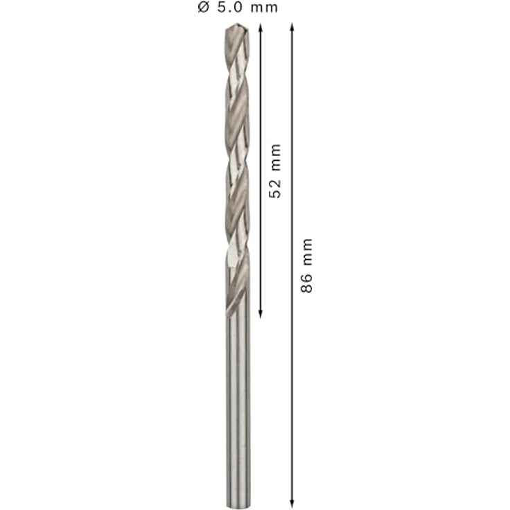 Bosch Professional Metallbohrer HSS-G geschliffen (10 Stück, Ø 5 mm) - Preisvergleich – Bild 3