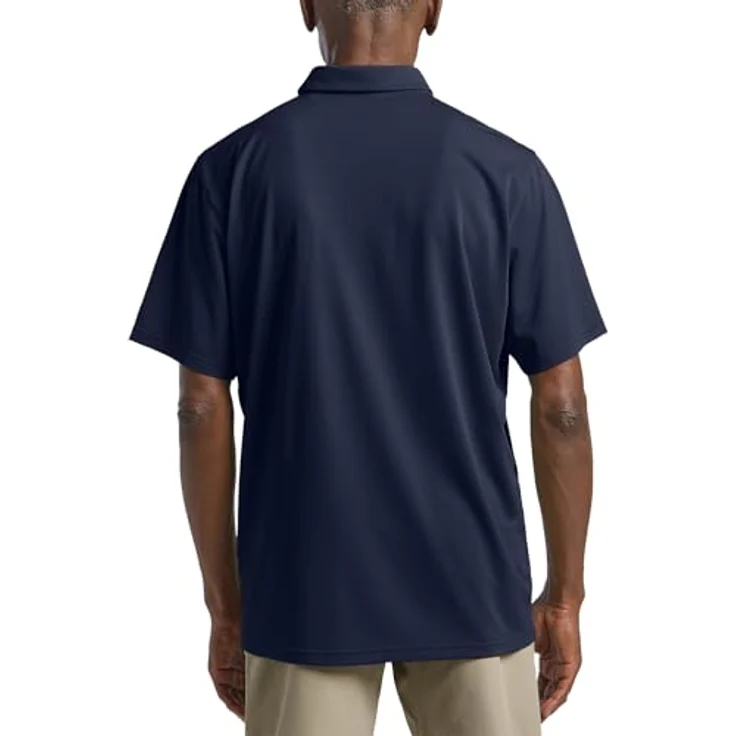 Jack Wolfskin Poloshirt DELGAMI POLO M, atmungsaktiv und inspiriert von den Bergen – Bild 2