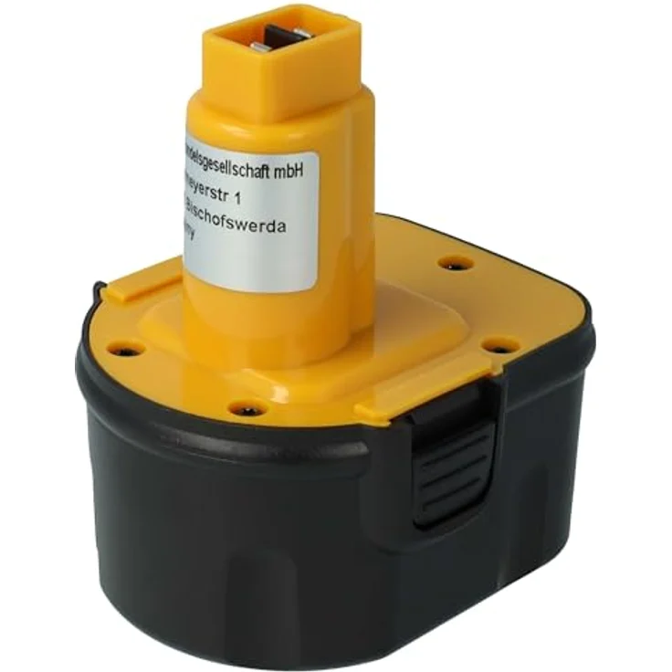 vhbw Akku Ersatz für ELU EZWA60, EZWA49, EZWA61 - NiMH, 2000 mAh, 12 V, schwarz – Bild 1