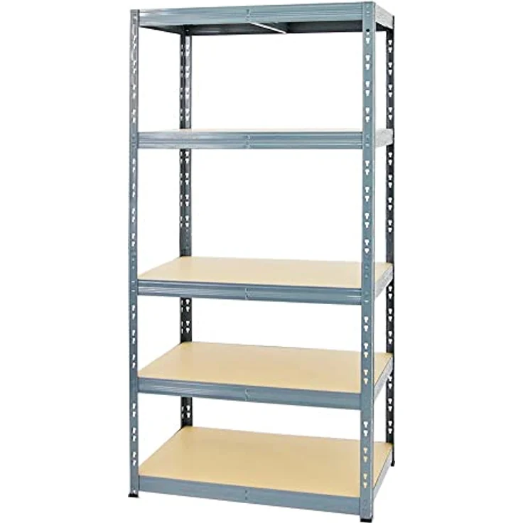 Proregal Schwerlastregal Tiger, 180x90x60 cm, 5 Böden, Traglast 265 kg pro Boden, Grau – Bild 7