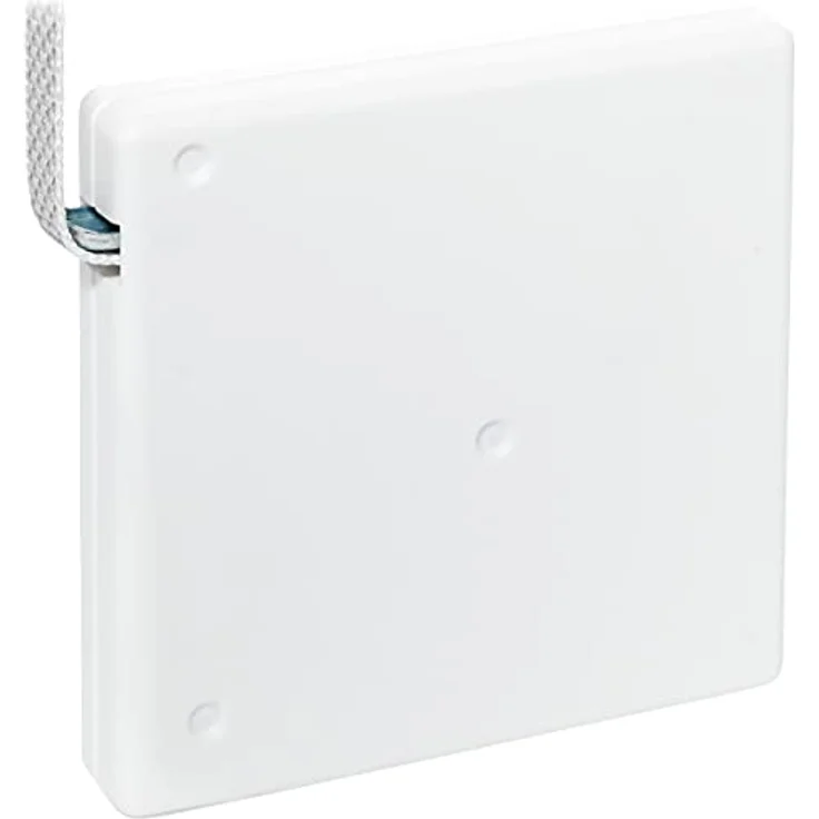 Schellenberg 50703 Aufschraubwickler System Mini für 14 mm Breite Rolladengurte, Lochabstand 9,5 cm, zur Montage in der Fensterlaibung, inkl 5m Gurtband, Weiß – Bild 2