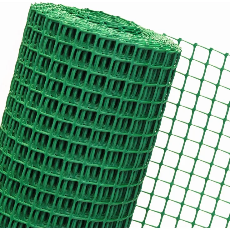 HaGa-Welt Gartenzaun, Kunststoffzaun 1,20 m hoch, 30 mm Maschenweite, UV-beständig, grün