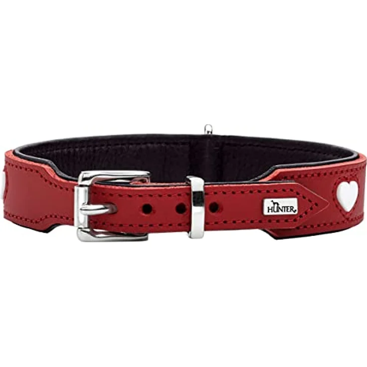HUNTER Halsband Love Farbe rot/schwarz, Größe 37 – Bild 2