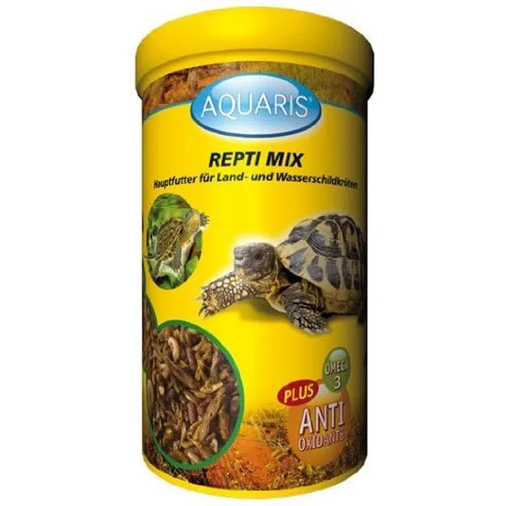 Aquaris Repti Mix Schildkrötenfutter, 220g - Optimale Ernährung für Wasserschildkröten und Sumpfschildkröten, ohne künstliche Zusatzstoffe