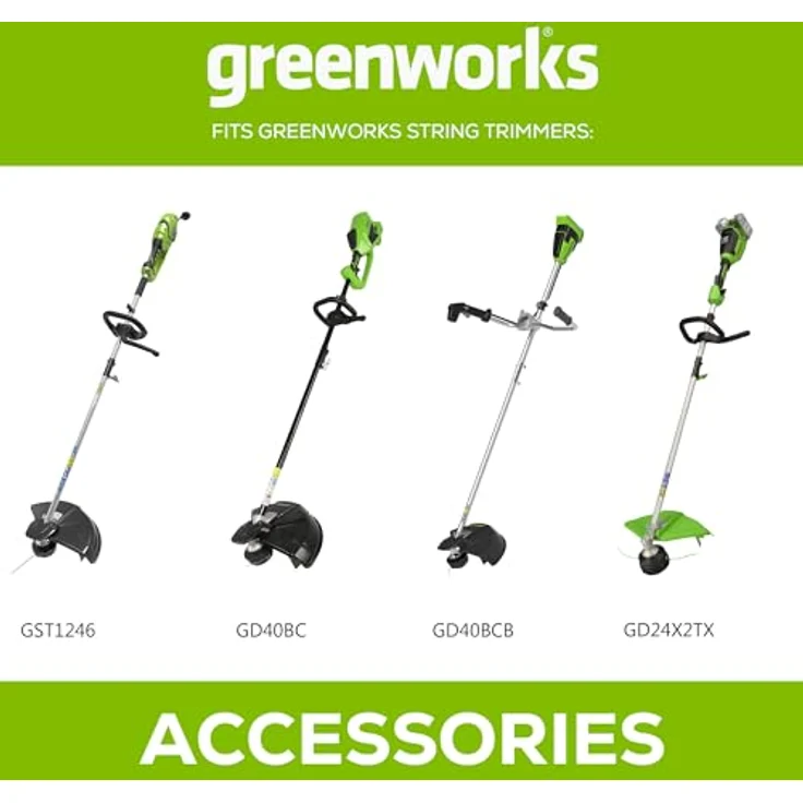 Greenworks Rasentrimmer GD24x2TX, Buskryddermodul für effektives Rasen trimmen – Bild 2