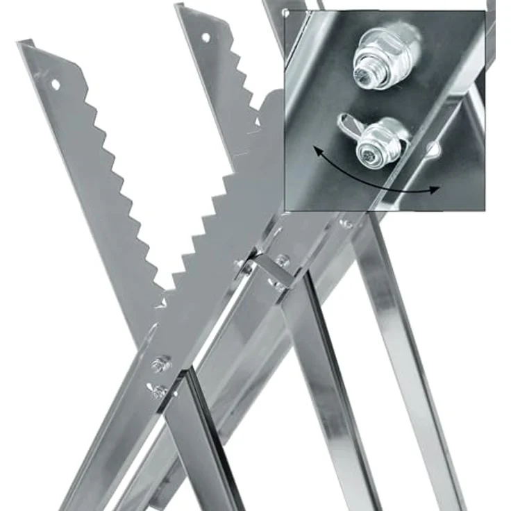 Sägebock 100 kg Metall klappbar – Bild 4