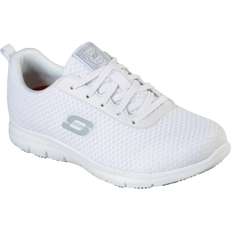 Skechers Ghenter-Bronaugh Schnürschuh Berufsschuh für Gastronomie mit Skechers Memory Foam Innensohle, Schwarz – Bild 1