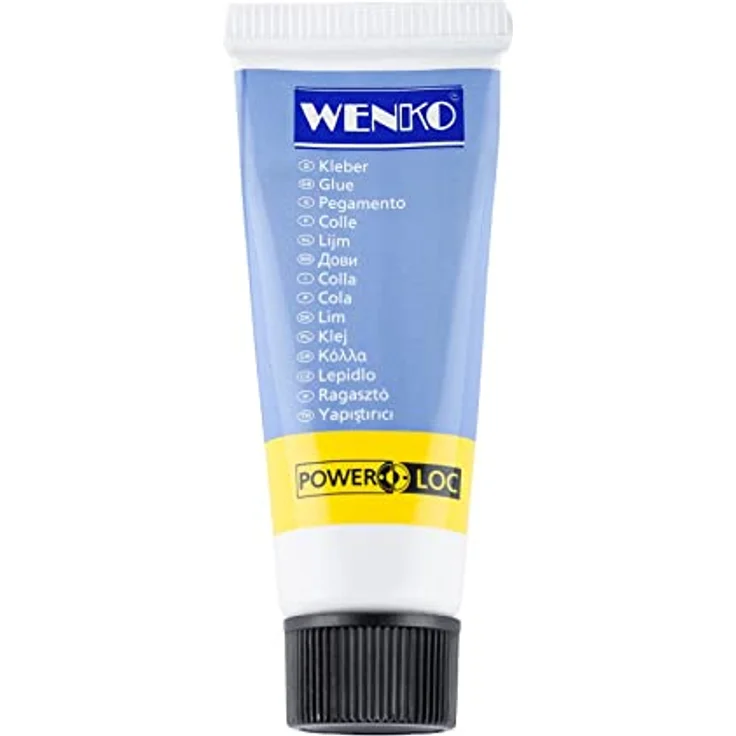 WENKO Power-Loc® Kleber für Wandserien - Befestigen ohne bohren Fassungsvermögen: 0.01 l, 2 x 7.5 x 2 cm – Bild 1