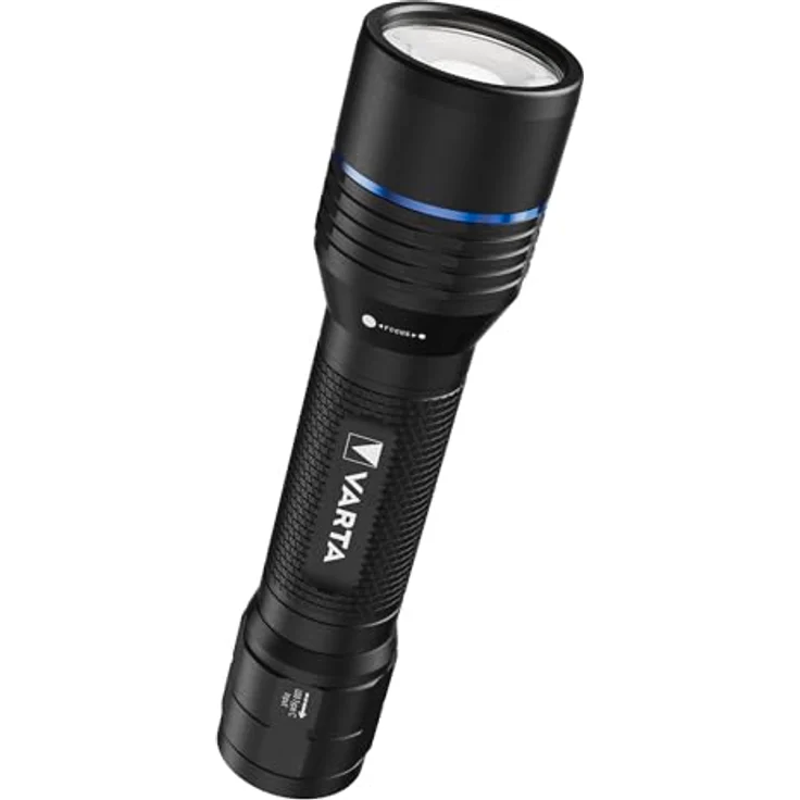 VARTA Night Cutter Pro F30R, LED Taschenlampe mit 1500 Lumen, wasserdicht IP67, Luftfahrtaluminium, Präzisionsfokus, inkl. Schlüsselband – Bild 1