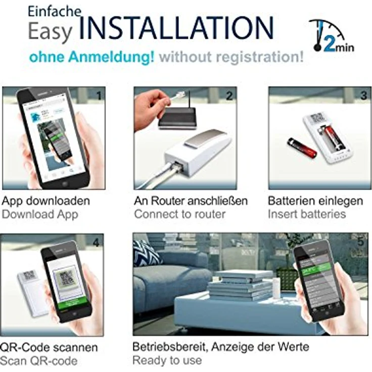 Technoline Fensterkontakt 3er Set MA 10800-3 – Bild 5