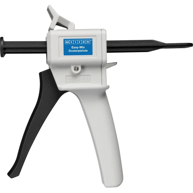 WEICON Kartuschenpistole Dosierpistole Easy-Mix D 50, zur Verarbeitung aller 50 ml Easy-Mix Kartuschen, robuste glasfaserverstärkte Pistole - Preisvergleich