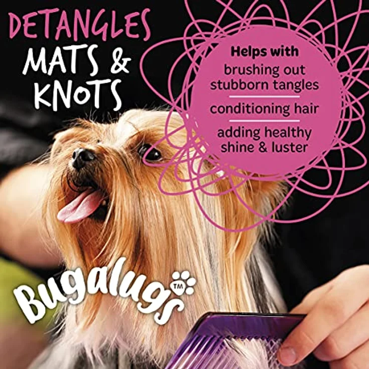 Bugalugs Fellentwirrer Entwirrungsspray, 200 ml, pH-ausgeglichen, mit Weizenprotein, verschiedene Düfte – Bild 5