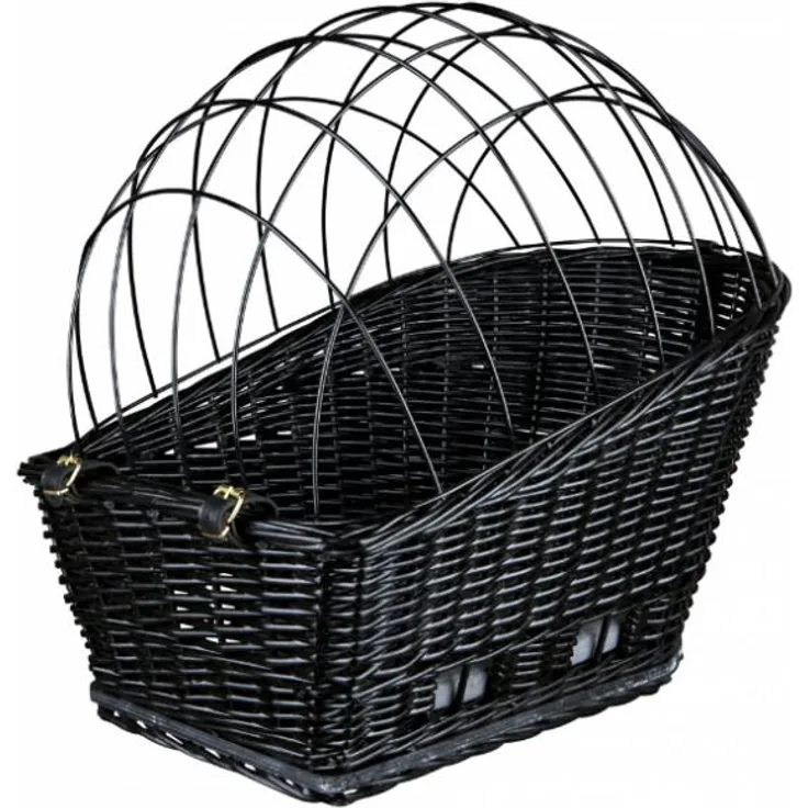 Trixie Fahrradkorb mit Gitter 35x49x55 cm schwarz
