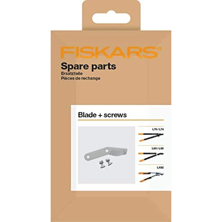 Original Ersatz-Klinge und Schrauben für Fiskars PowerGear Bypass Getriebeastscheren L70, L74, L90, L92, LX92, Grau, 1026288 – Bild 6