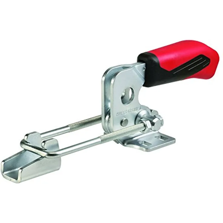 AMF Verschlussspanner horizontal 6848H G, verzinkter Bügelspanner mit einstellbarem Haken und ergonomischem Handgriff, Größe 3, 48,6 – 96 mm