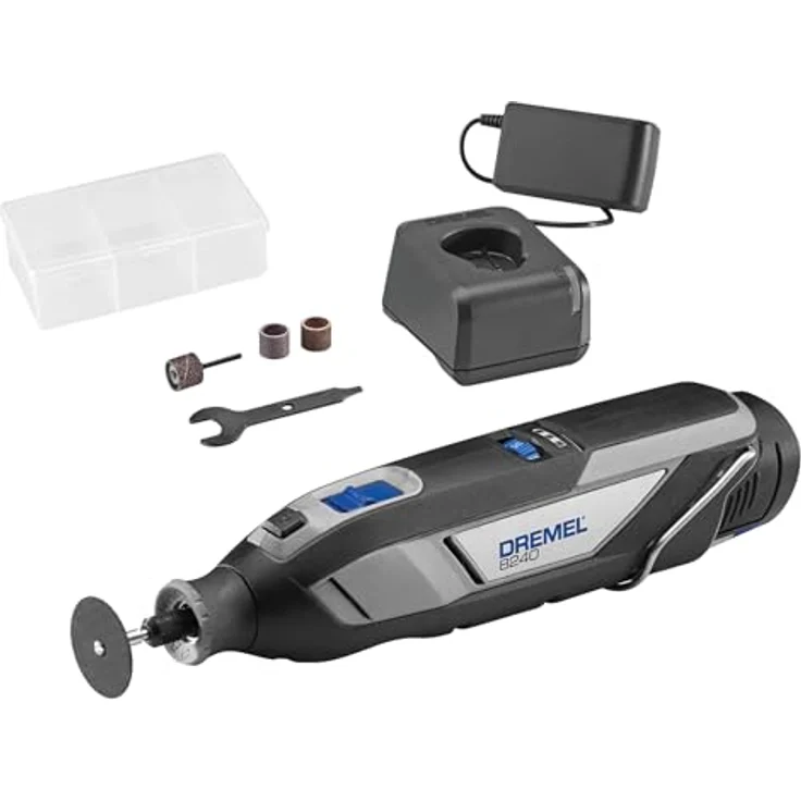 DREMEL 8240 Akku-Multischleifer, kabellos, max. 35000 U/min, 1x Akku 2 Ah, 5 Zubehöre, im Karton – Bild 2