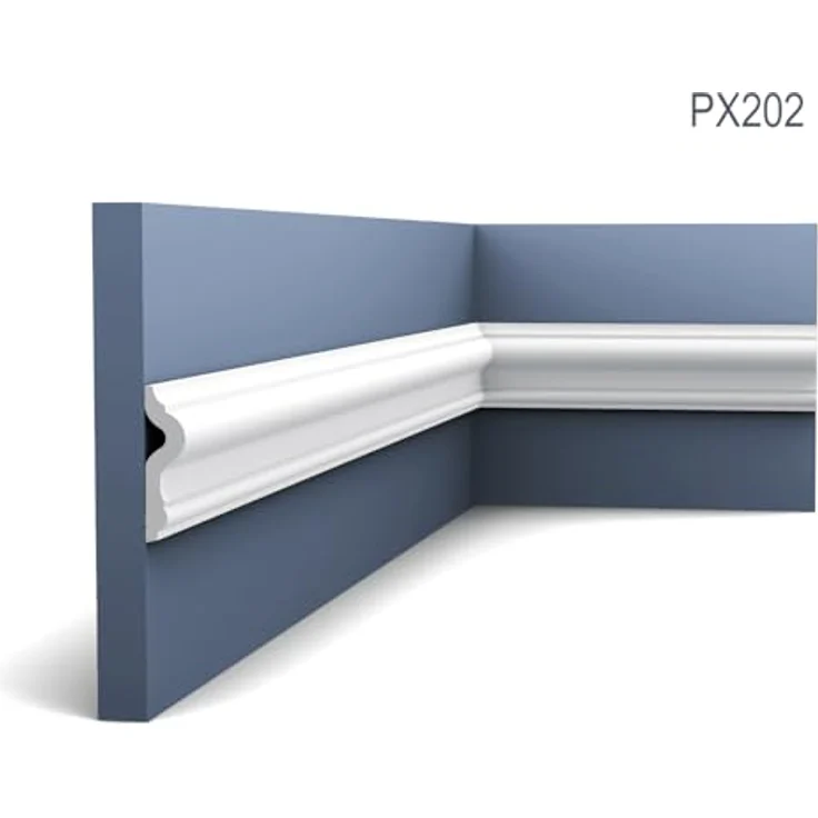 Orac Decor Zierleiste PX202, Wand- und Friesleiste aus Duropolymer®, 2 m, weiß, klassisches Design – Bild 2