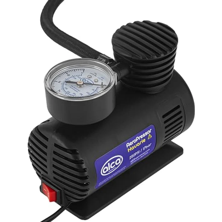 alca® Mini Auto Kompressor, elektrische Luftpumpe, tragbarer Luftkompressor, 12V, 17 bar – Bild 6