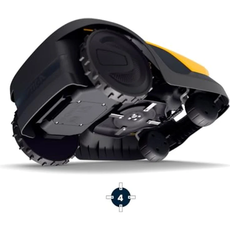 STIGA Mähroboter A 6v, Quad-RTK für präzises Mähen, HDR Kamera für Hinderniserkennung, geeignet für 600 m² Rasenflächen – Bild 5