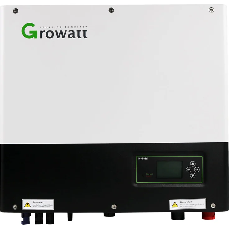 Growatt SPH8000TL3-BH-UP Hybrid Wechselrichter 8kW, 3-phasig mit Smart Meter TPM-E, schwarzstartfähig und 2 MPP-Tracker