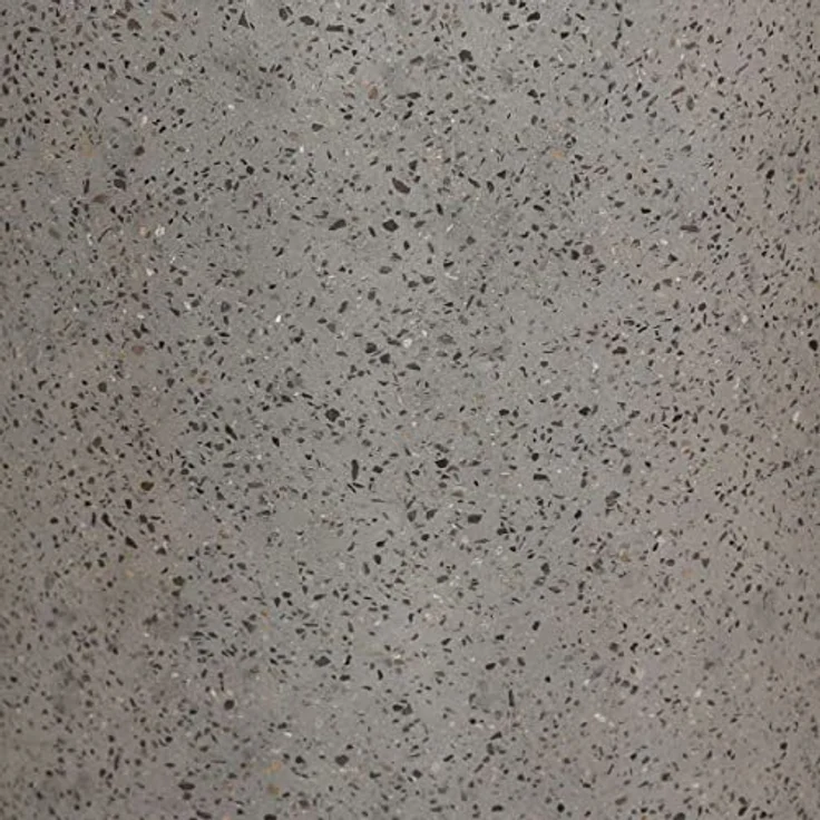 Terrazzo Standwaschbecken Säulenwaschbecken Waschbecken Handwaschbecken Waschsäule Rundwaschbecken Stein Säule Grau Rund D1 – Bild 5
