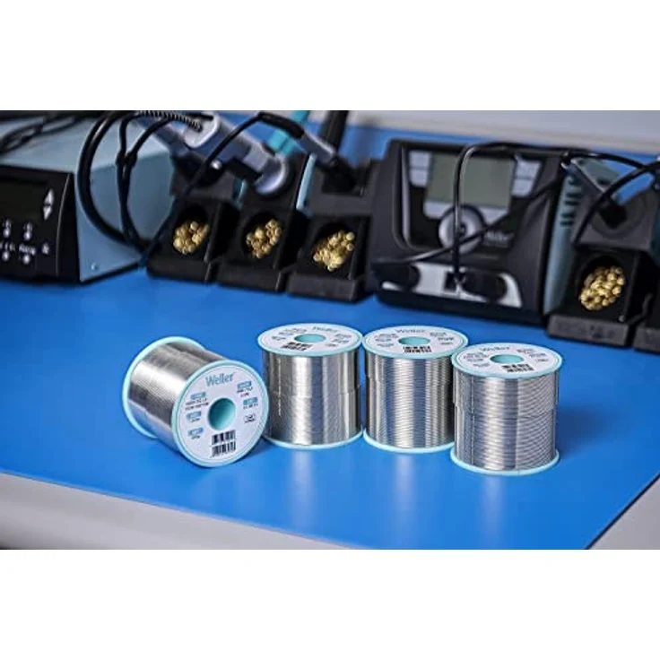 Weller WSW SCN M1 (T0051402999) Bleifreier Lötdraht Set, Ø 0,3/0,5/0,8 mm, Sn99.3Cu0.6Ni0.05, Flussmittelgehalt 3,5%, 21 g – Bild 4
