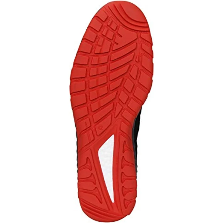 ELTEN Sicherheitsschuhe MADDOX black-red Mid ESD S3, Herren, Textil, Stahlkappe, leicht, sportlich, Schwarz/Rot, Größe: 44 – Bild 4