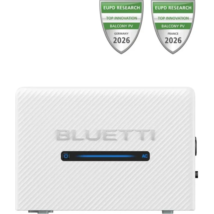 BLUETTI Balco 260 Balkonkraftwerk, 2560 Wh mit 2400 W PV-Eingang und 4 MPPT-Trackern, erweiterbar auf 15 kWh für Solarenergie und Notstromversorgung