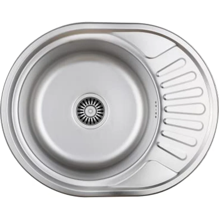 Quadron QUADRON Einbeckenspüle JIM Einzelbecken, Edelstahlspüle mit Abtropffläche, 45 cm, Farbe: Satin, abflussinklusive, für Schränke ab 45 cm – Bild 2