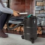 Navaris Aschesauger Pelletofen - Kaminstaubsauger mit 1000W Saugleistung und 20L Auffangbehälter