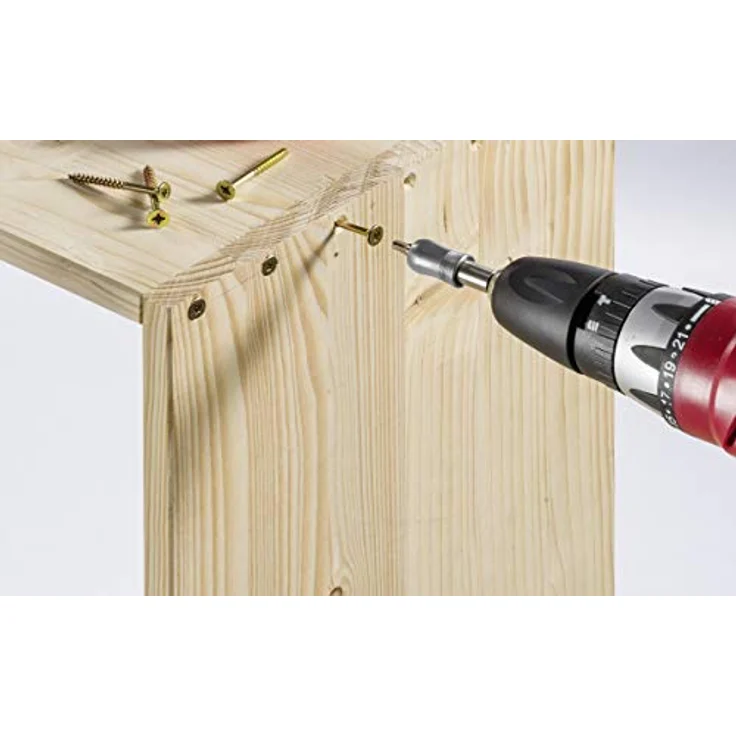 kwb 108910 L 39-teilige Bohrer-Box m. Sechkant-Schaft, 8 x HSS Metallbohrer und Bits PH, PZ u. Torx im Set inkl. Senker, Bithalter u. Steckschlüsselbits – Bild 12