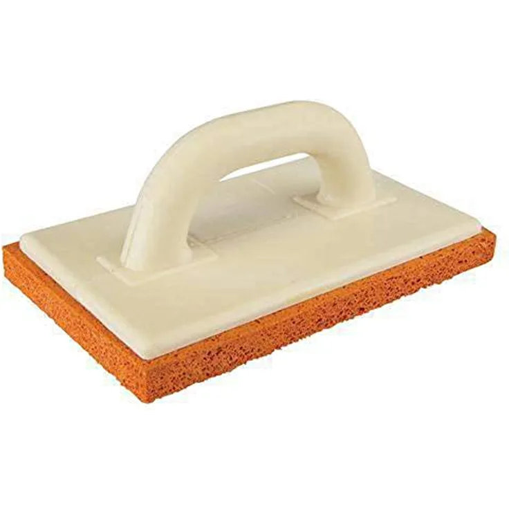 Silverline PU-Reibebrett mit Schwammgummi-Auflage Grobporig, 140 x 230 mm für strukturierte Oberflächen