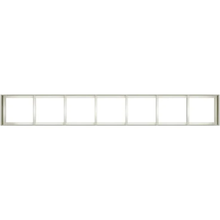vidaXL Pflanzkübel Weiß 280x40x40 cm Kaltgewalzter Stahl, Robust und geräumig – Bild 5