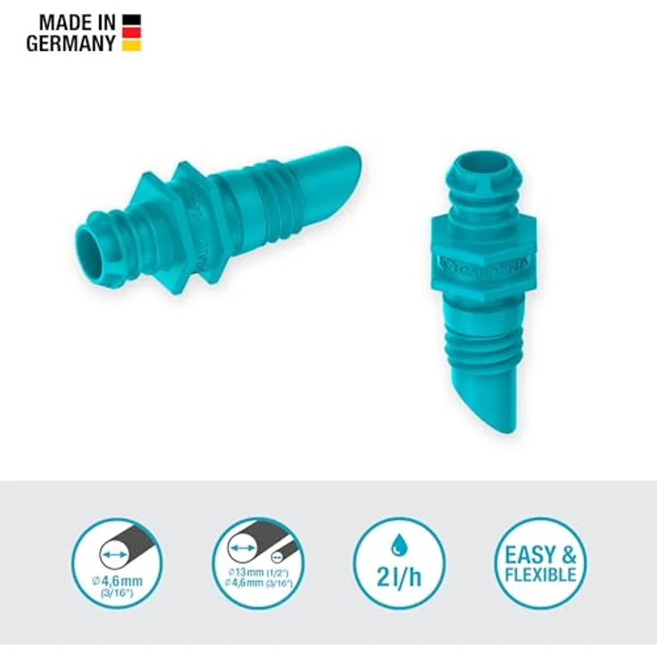 GARDENA Micro-Drip-System Endtropfer 2 l-h - Inhalt: 25 Endtropfer, 1 Reinigungsnadel Endtropfer – Bild 2