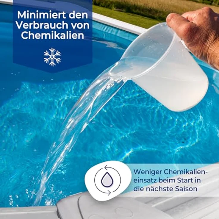 Gre CIPR351 - Cubierta de invierno para piscinas redondas, Ø3.5 m, 120 gr/m² – Bild 7