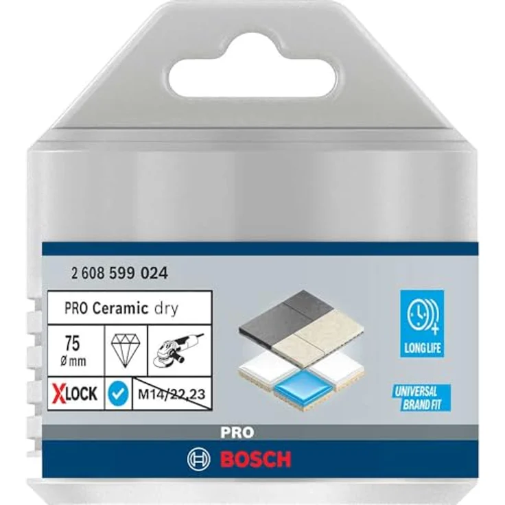 Bosch Accessories 2608599024, Diamant-Trockenbohrer 75mm für Fliesen mit X-LOCK-System und hoher Lebensdauer – Bild 5