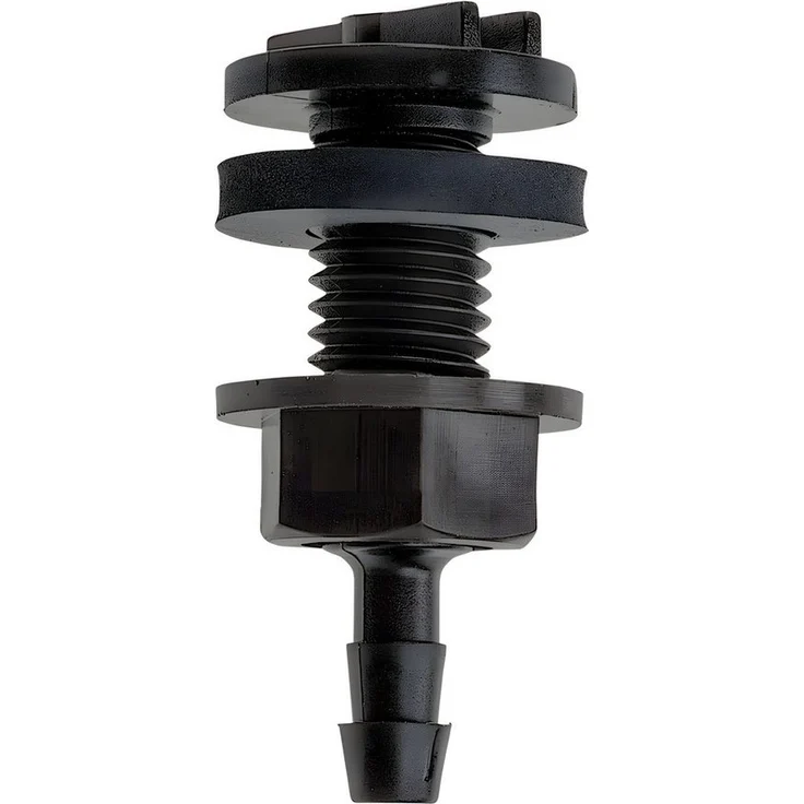 Blumat Hochtankanschluss 8mm, Anschluss für 8 mm Zufuhrschlauch mit 12 mm Verschraubung und Dichtung aus robustem Kunststoff